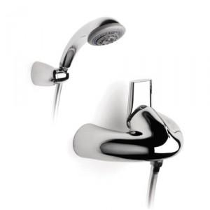 Змішувач для душу настінний змішувач Roca Silver Crown з душовим набором хром 5A2042C00