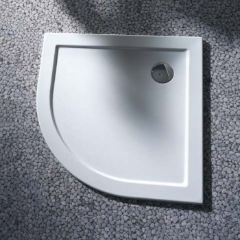 Душовий піддон акриловий чверть кола Kolo TERRA 90х90х3.5 білий XBN1790000