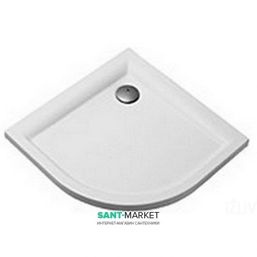 Душовий піддон акриловий чверть кола Kolo PACYFIK 90х90х5 білий XBN0790000