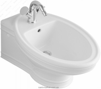 Біде підвісне Villeroy & Boch колекція Amadea 65х39х41 з переливом 7E86B02R