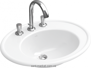 Раковина для ванной встраиваемая Villeroy&Boch коллекция Amadea белая 6198A12R