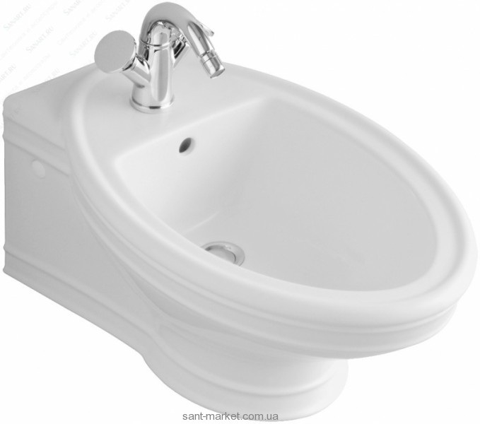 Биде подвесное Villeroy&Boch коллекция Amadea 65х39х41 с переливом 7E86B1R2