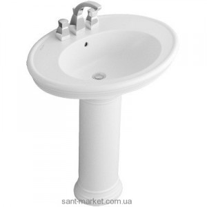 Раковина для ванної на п'єдестал Villeroy & Boch колекція Amadea біла 718575R1
