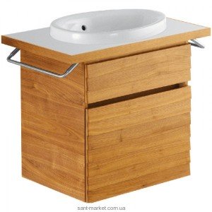 Тумба під раковину Villeroy & Boch Aveo підвісна 72х53х72 горіх 985800BI