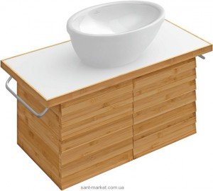 Тумба під раковину Villeroy & Boch Aveo підвісна 137х56х40 горіх 985602BJ