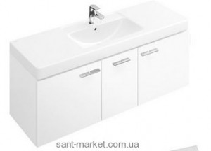 Тумба під дві раковини Villeroy & Boch Central Line підвісна 125х45х43 білий 9866F4BM