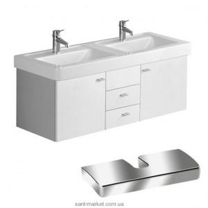 Тумба під дві раковини Villeroy & Boch Central Line підвісна 125х45х43 біла 9867F1BM