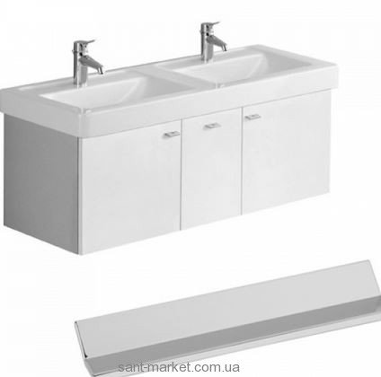 Тумба под две раковины Villeroy&Boch Central Line подвесная 125х45х43 белый 9866E4BM