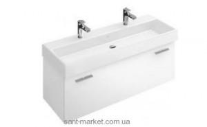 Тумба под две раковины Villeroy&Boch Central Line подвесная 112х43.5х38.1 белый A290E1DH
