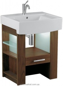 Тумба під раковину Villeroy & Boch City Life підлоги 61.3х43х74 коричнева A12806BI