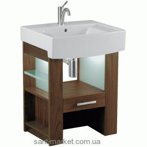 Тумба під раковину Villeroy & Boch City Life підлоги 61.3х43х74 коричнева A128B6BI