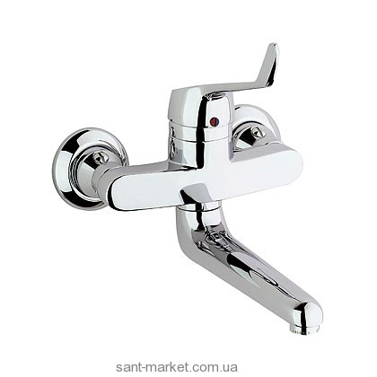 Змішувач для раковини одноважеля настінний Kludi колекція Medi Mix хром 331110564