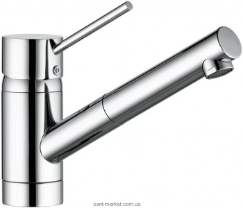 Змішувач для кухні з висувною лійкою Kludi Scope змішувач сталь 339319675