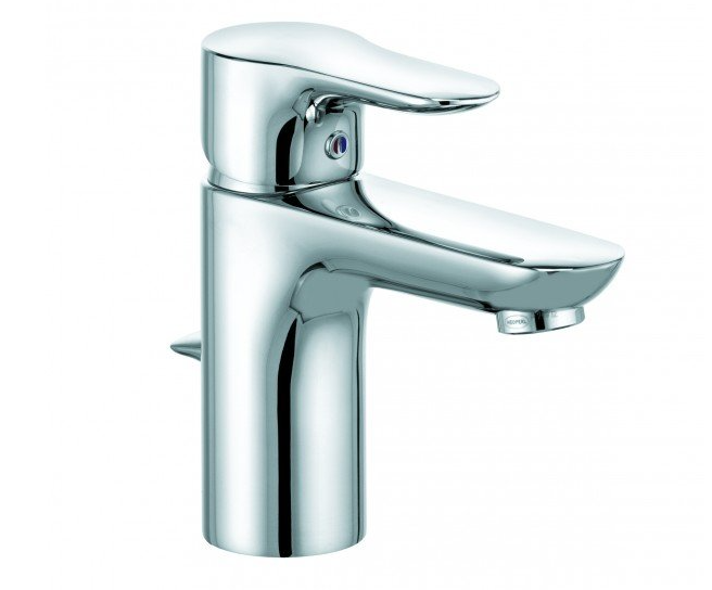 Змішувач для раковини одноважеля з донним клапаном Kludi колекція Objekta хром 322340575