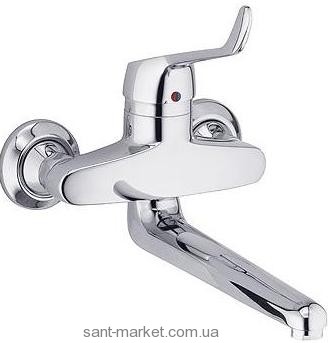 Змішувач для раковини одноважеля настінний Kludi колекція Medi Mix хром 331160564