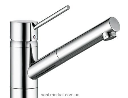 Змішувач для кухні з висувною лійкою Kludi Scope змішувач 339320575