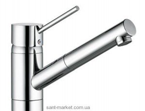 Змішувач для кухні з висувною лійкою Kludi Scope змішувач 339320575