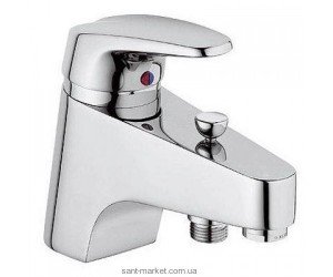 Смеситель для ванны однорычажный с коротким изливом Kludi коллекция Objekta хром 326850575