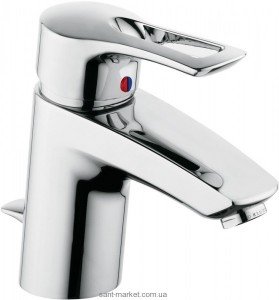 Смеситель для раковины однорычажный с донным клапаном Kludi коллекция MX хром 331350562