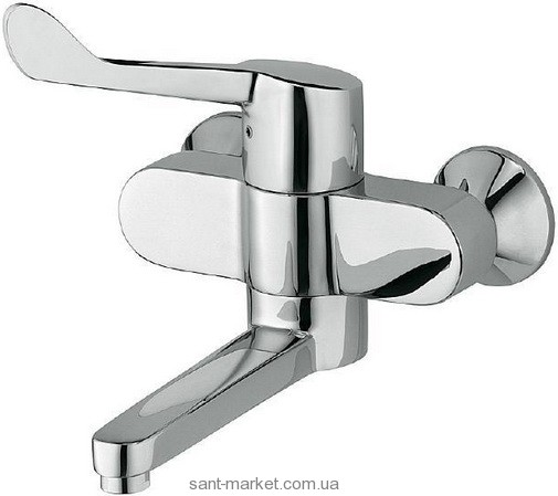 Смеситель для раковины однорычажный настенный Kludi коллекция Medi Care хром 349200524