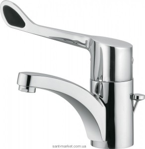 Змішувач для раковини одноважеля з донним клапаном Kludi колекція Medi Care хром 341150534