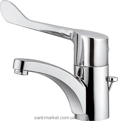 Смеситель для раковины однорычажный с донным клапаном Kludi коллекция Medi Care хром 341150524