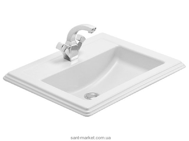 Раковина для ванной встраиваемая Villeroy&Boch коллекция Hommage белая 710263R2