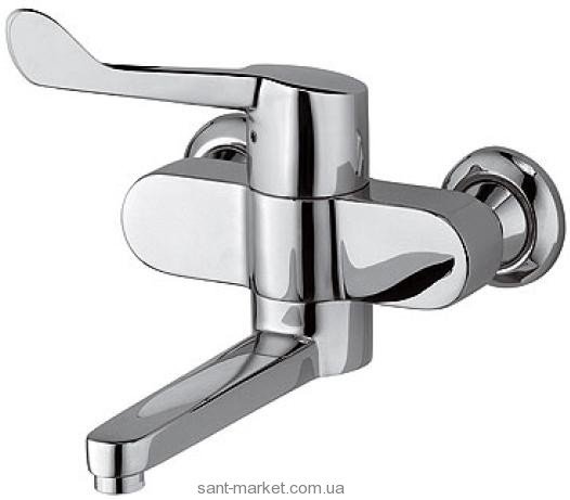 Смеситель для раковины однорычажный настенный Kludi коллекция Medi Care хром 349210524