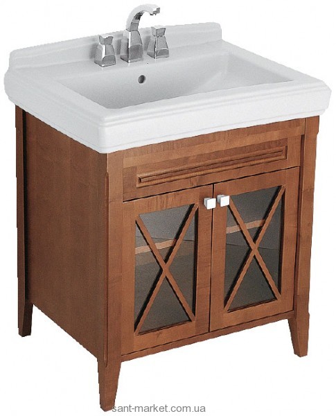 Тумба под раковину Villeroy&Boch Hommage напольная 68.5x62x85 коричневая 89950009