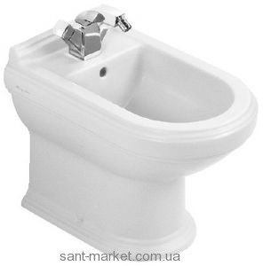 Биде напольное Villeroy&Boch коллекция Hommage 60х37х40 с переливом 744200R2