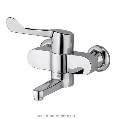 Смеситель для раковины однорычажный настенный Kludi коллекция Medi Care хром 349230524