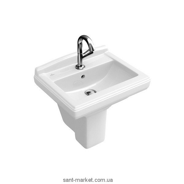 Раковина для ванної підвісна Villeroy & Boch колекція Hommage біла 730150R2