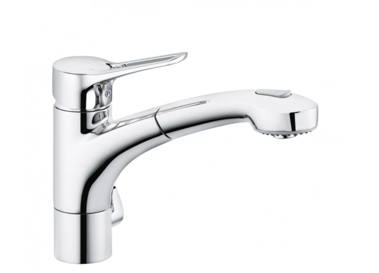 Змішувач для кухні з висувною лійкою Kludi MX змішувач 399450562