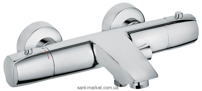 Смеситель с термостатом двухвентильный для ванны Kludi коллекция MX хром 354310538