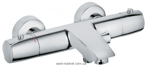 Змішувач з термостатом двухвентильний для ванни Kludi колекція MX хром 354310538