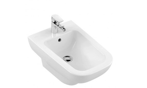 Биде подвесное Villeroy&Boch коллекция Joyce 56х37х42 с переливом 54070001