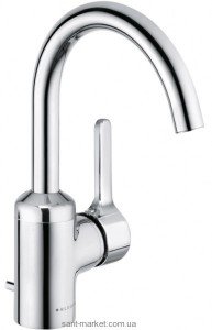 Смеситель для раковины однорычажный с донным клапаном высокий Kludi Bingo Star хром 420230578