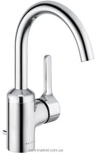 Змішувач для раковини одноважеля з донним клапаном високий Kludi Bingo Star хром 420230578