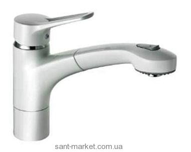 Змішувач для кухні з висувною лійкою KLUDI MX змішувач білий 399419262