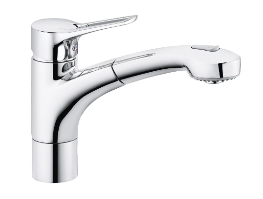 Смеситель для кухни с выдвижной лейкой Kludi MX однорычажный 399420562