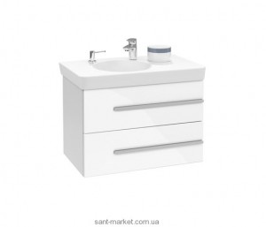 Тумба под раковину Villeroy&Boch Joyce подвесная 76.2x46.3x42 белая A86300DH