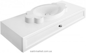 Тумба под раковину Villeroy&Boch La Belle подвесная 135x540х210 белая A58610DU