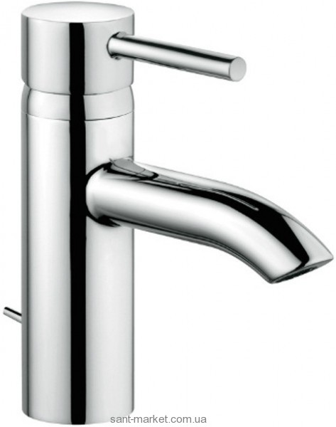 Змішувач для раковини одноважеля з донним клапаном Kludi колекція Bozz хром 382970576