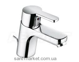 Смеситель для раковины однорычажный с донным клапаном Kludi коллекция Logo Neo хром 372820575