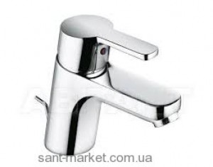 Смеситель для раковины однорычажный с донным клапаном Kludi коллекция Logo Neo хром 372820575