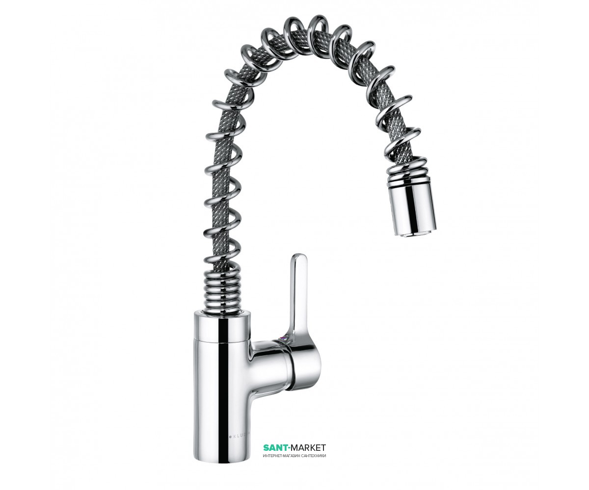 Смеситель для кухни с выдвижной лейкой Kludi Bingo Star однорычажный 28550578