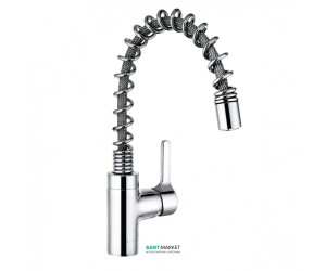 Смеситель для кухни с выдвижной лейкой Kludi Bingo Star однорычажный 28550578