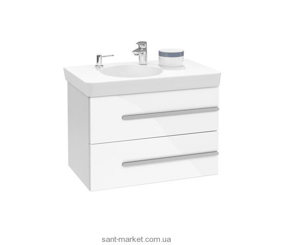 Тумба под раковину Villeroy&Boch Joyce подвесная 76.2x46.3x42 белая A86300DH