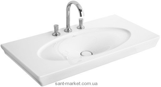 Раковина для ванной на тумбу Villeroy&Boch коллекция La Belle белая 6124G2R1