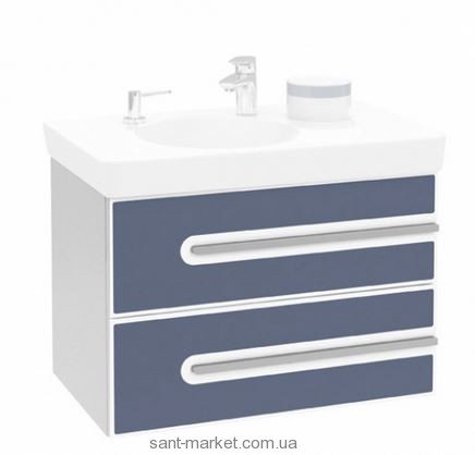 Тумба под раковину Villeroy&Boch Joyce подвесная 76.2x46.3x53.5 синяя B86300MK